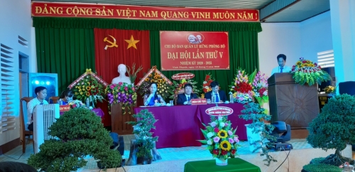 Đại hội Chi bộ Ban Quản lý rừng phòng hộ nhiệm kỳ 2020-2025